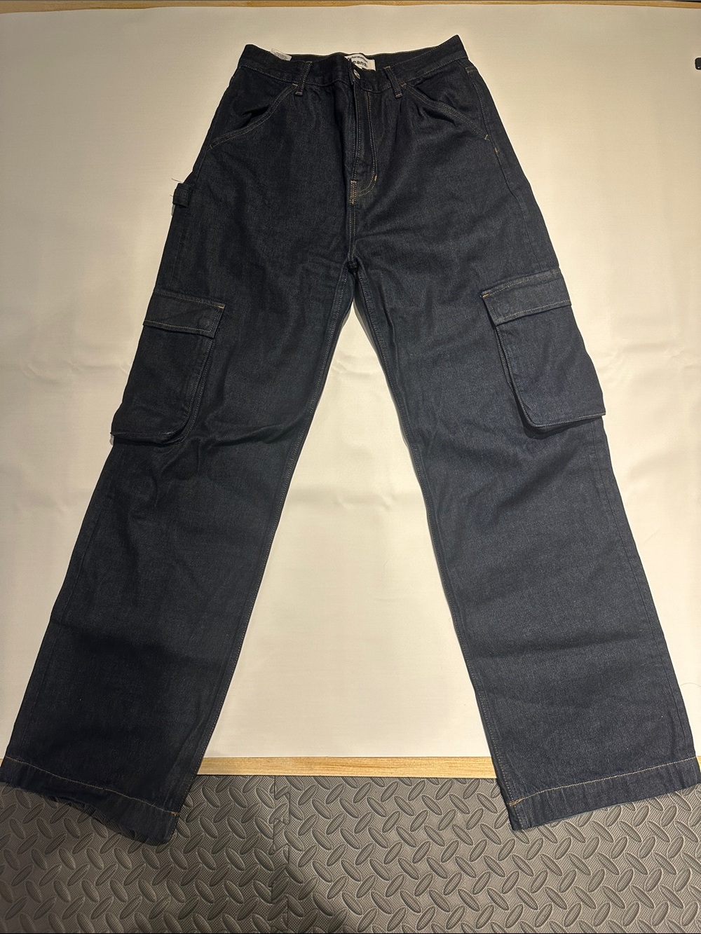 Reformation Navy Blue Cargo Pants